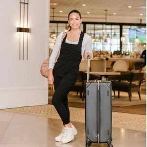 Smash + Tess Romperalls in Midnight Black Small